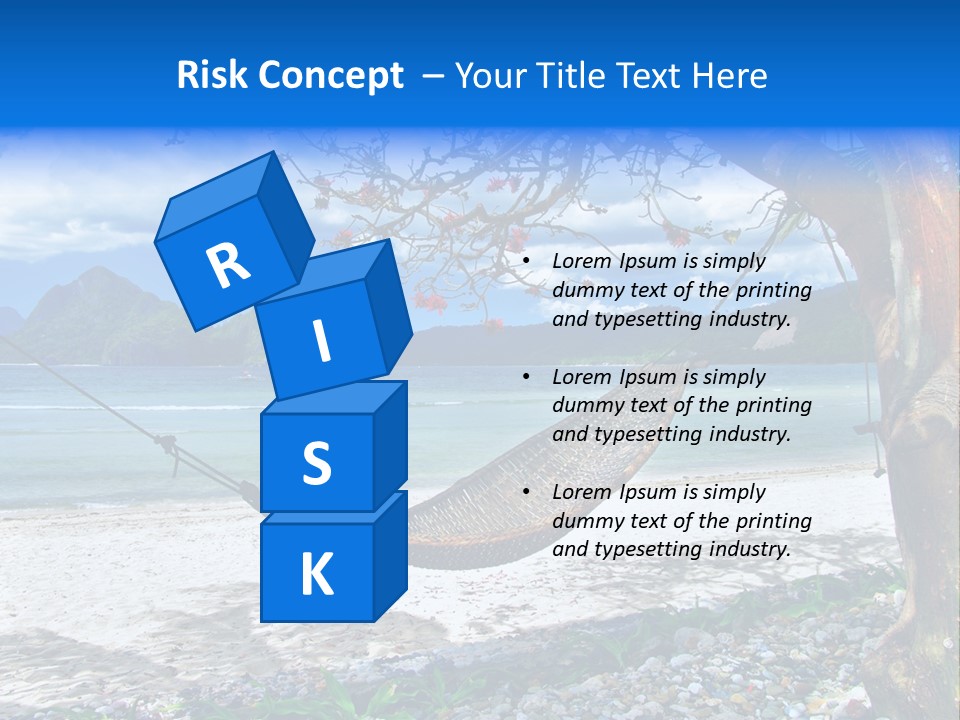 Sunny Summertime Sand PowerPoint Template