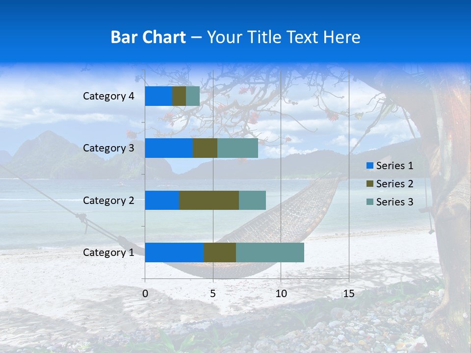 Sunny Summertime Sand PowerPoint Template