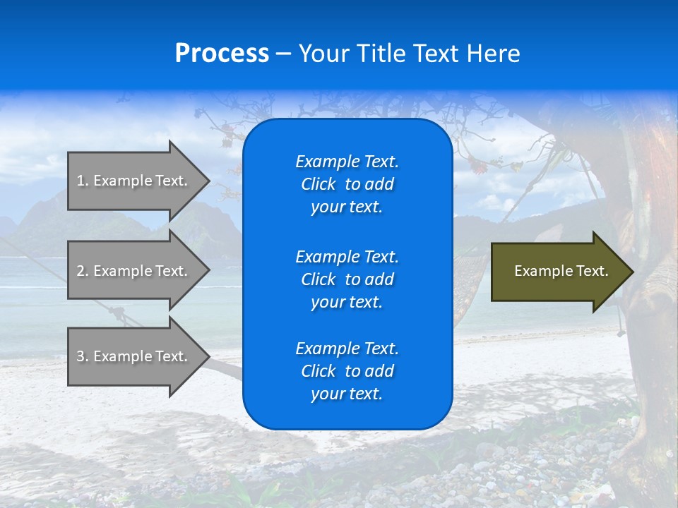 Sunny Summertime Sand PowerPoint Template