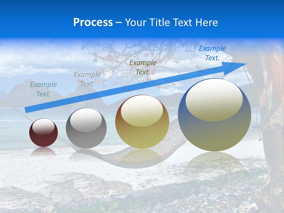 Sunny Summertime Sand PowerPoint Template