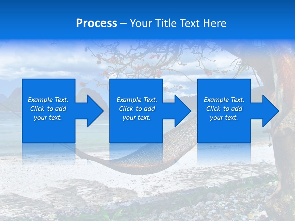 Sunny Summertime Sand PowerPoint Template