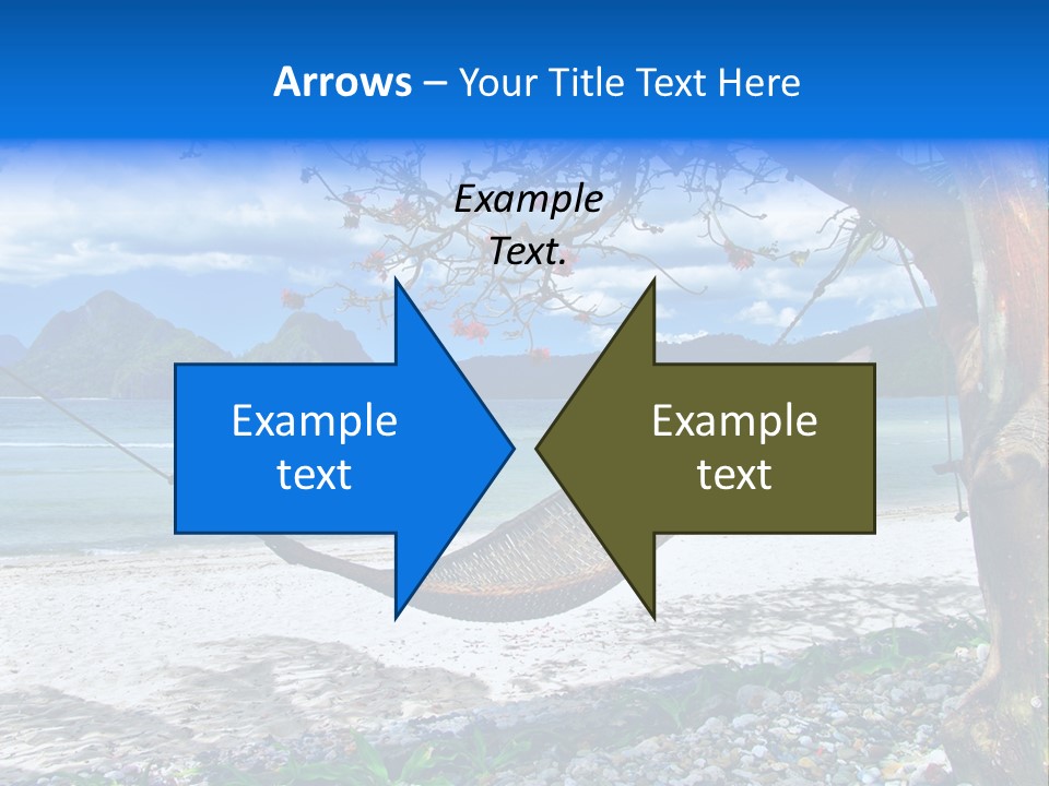 Sunny Summertime Sand PowerPoint Template