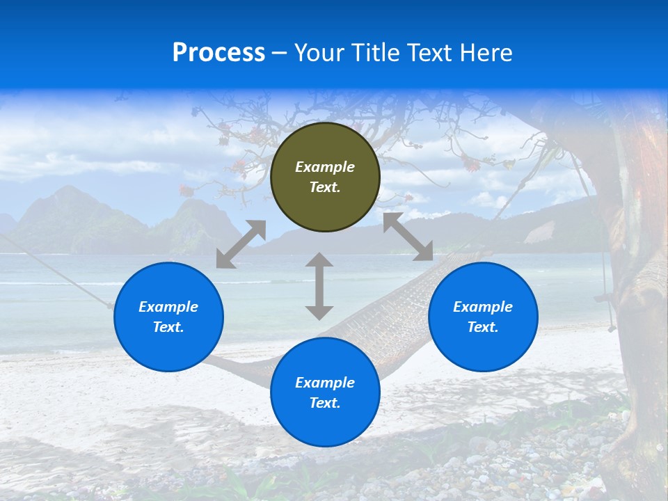Sunny Summertime Sand PowerPoint Template
