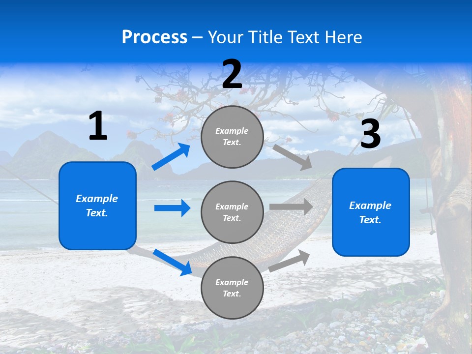Sunny Summertime Sand PowerPoint Template