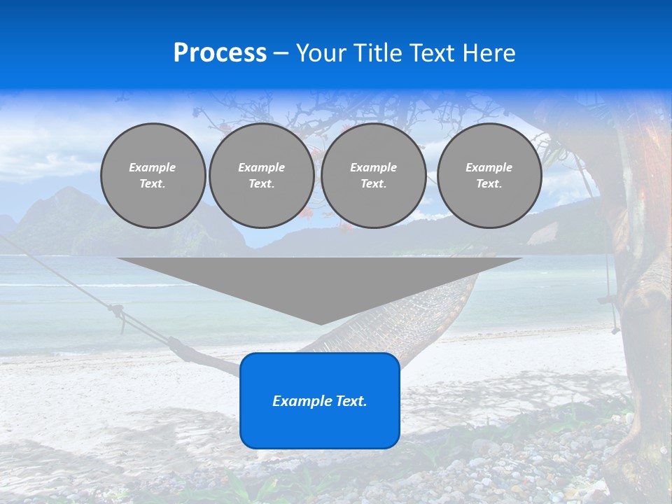 Sunny Summertime Sand PowerPoint Template