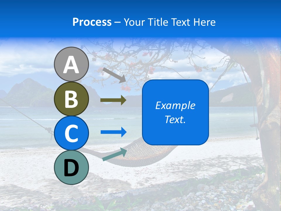 Sunny Summertime Sand PowerPoint Template
