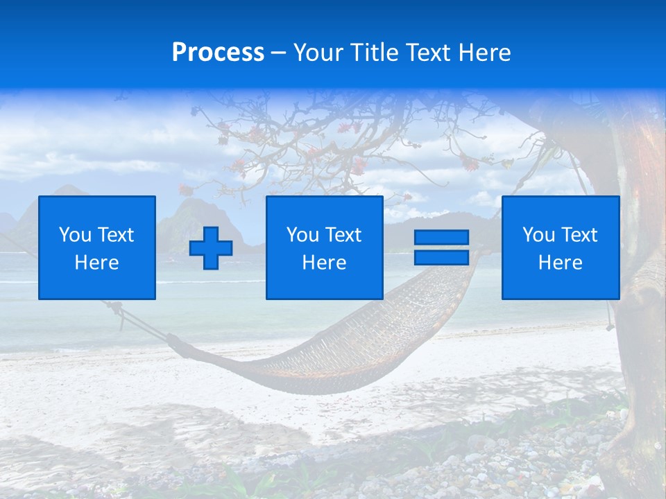 Sunny Summertime Sand PowerPoint Template