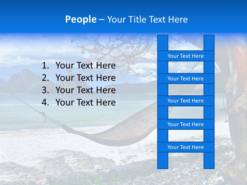 Sunny Summertime Sand PowerPoint Template