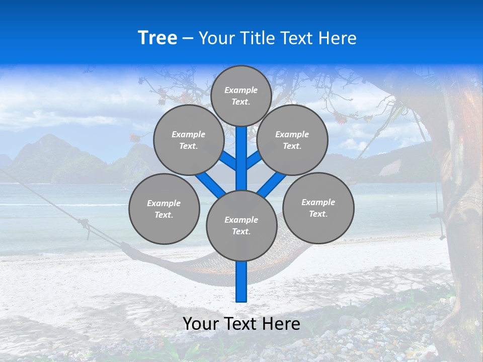 Sunny Summertime Sand PowerPoint Template