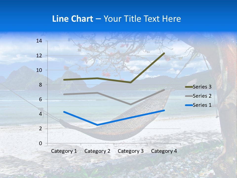 Sunny Summertime Sand PowerPoint Template