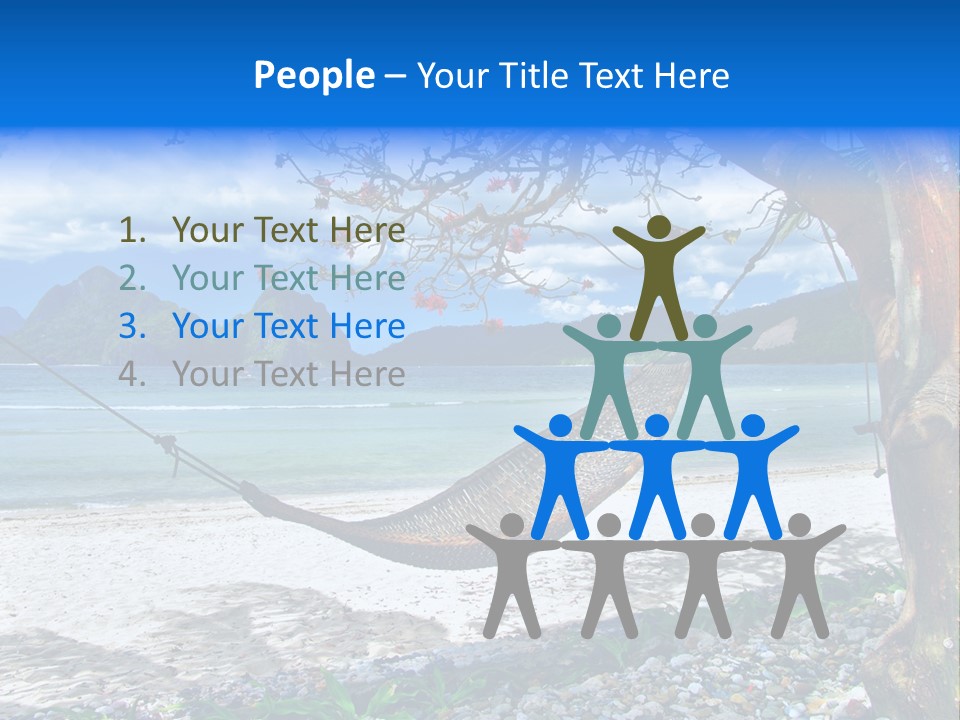 Sunny Summertime Sand PowerPoint Template