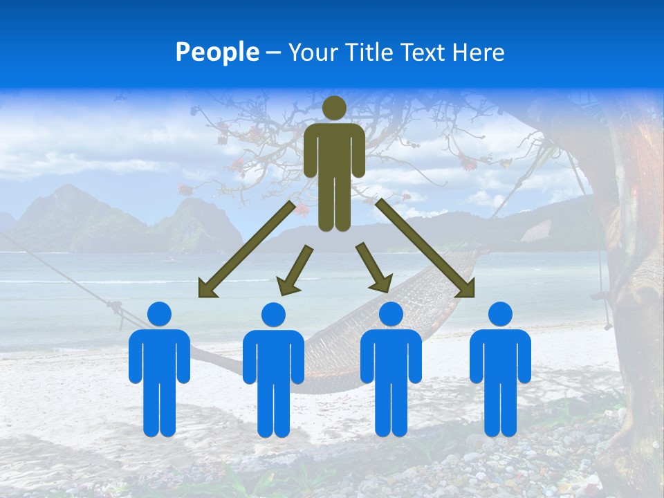 Sunny Summertime Sand PowerPoint Template