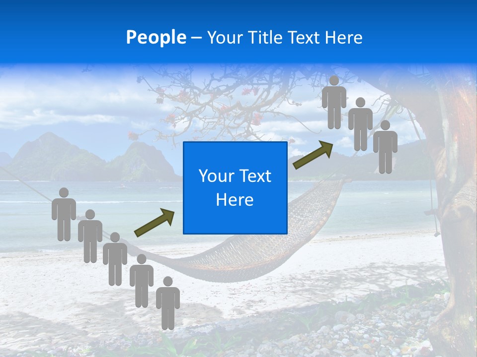 Sunny Summertime Sand PowerPoint Template