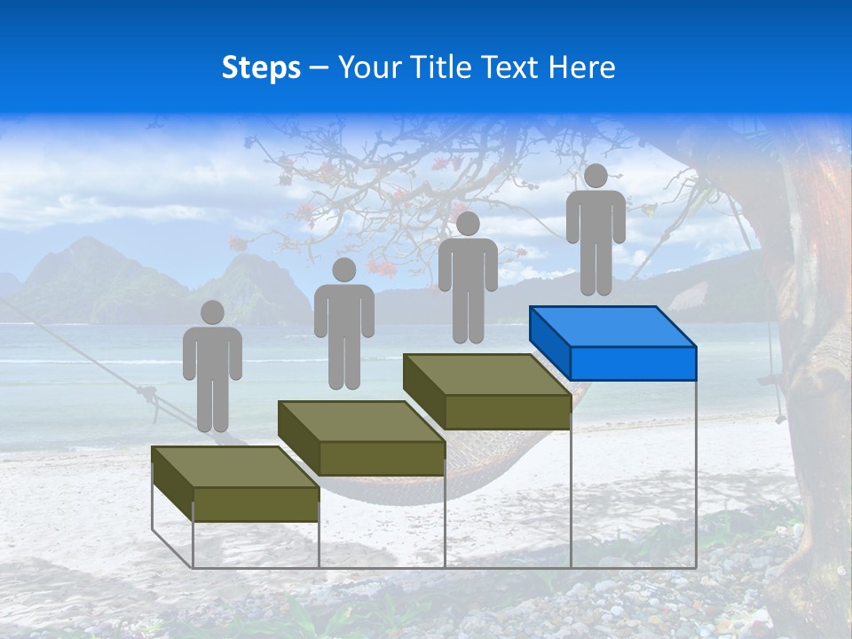 Sunny Summertime Sand PowerPoint Template