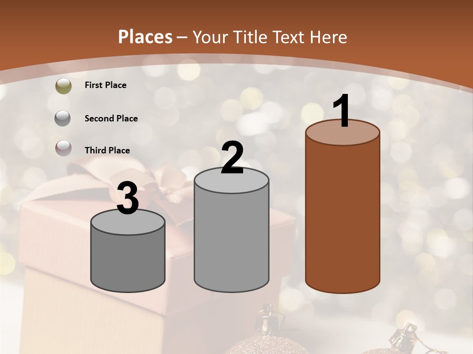 Gift Golden Nobody PowerPoint Template