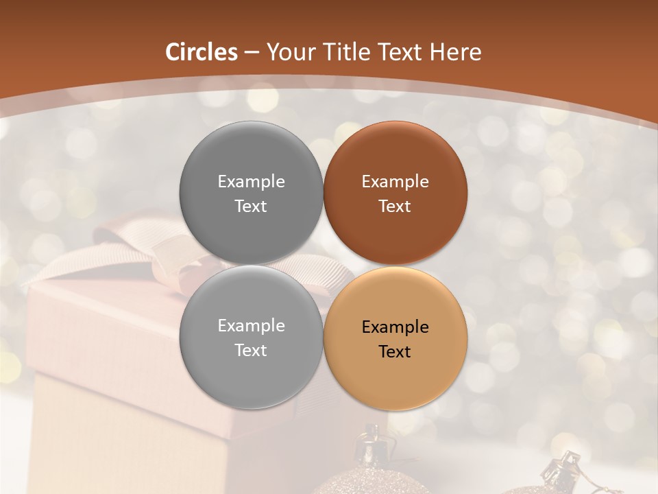 Gift Golden Nobody PowerPoint Template