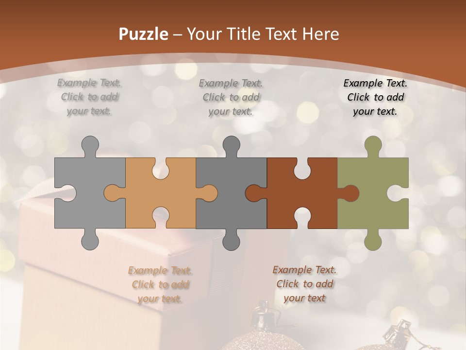 Gift Golden Nobody PowerPoint Template