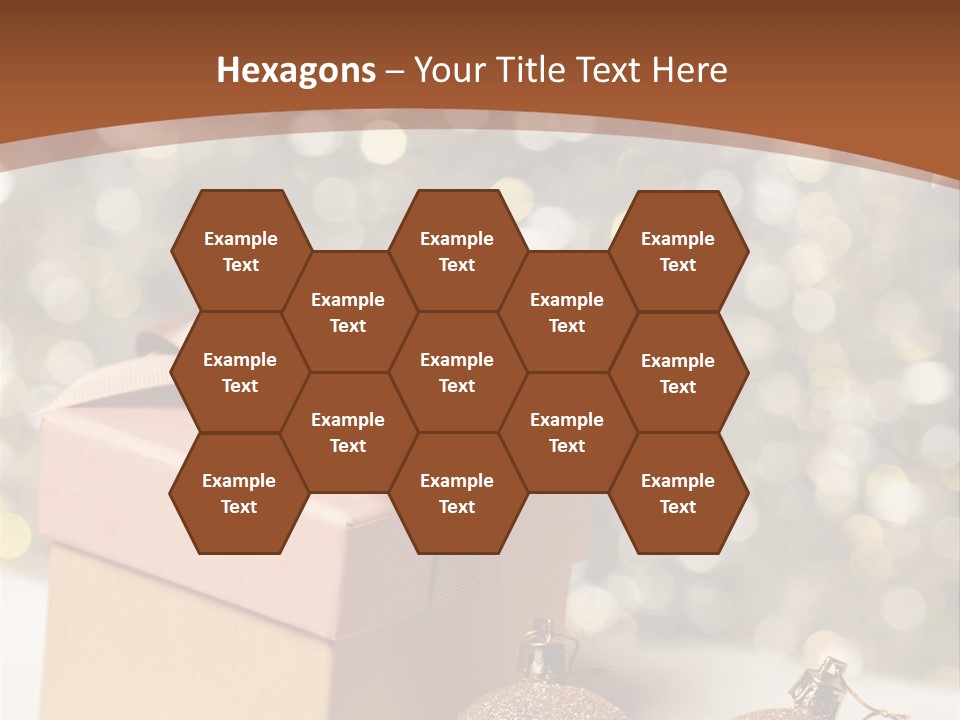 Gift Golden Nobody PowerPoint Template