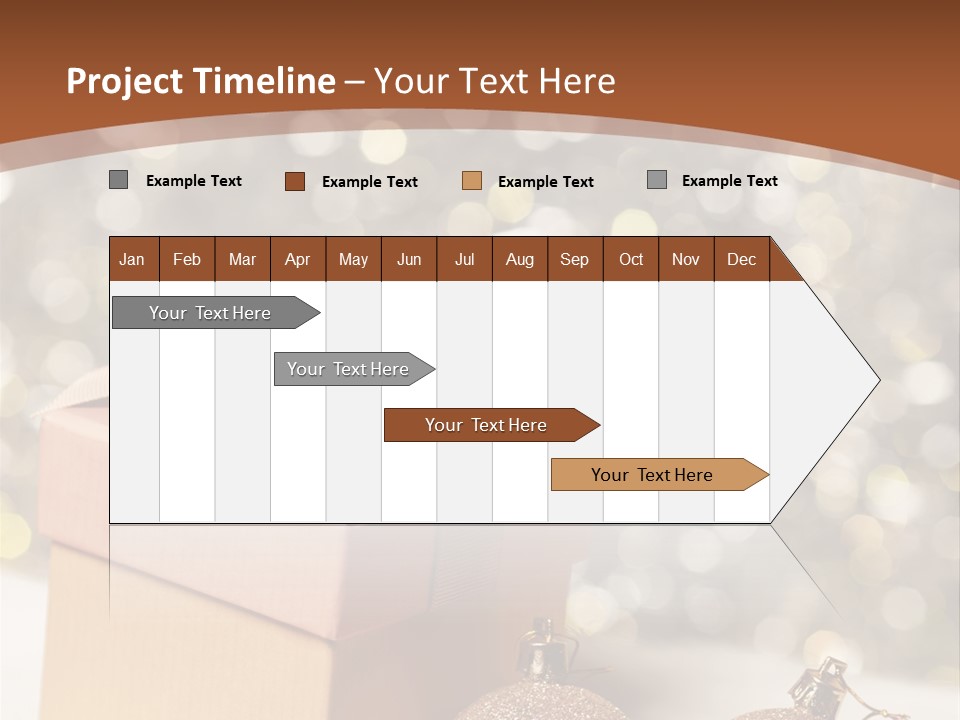 Gift Golden Nobody PowerPoint Template