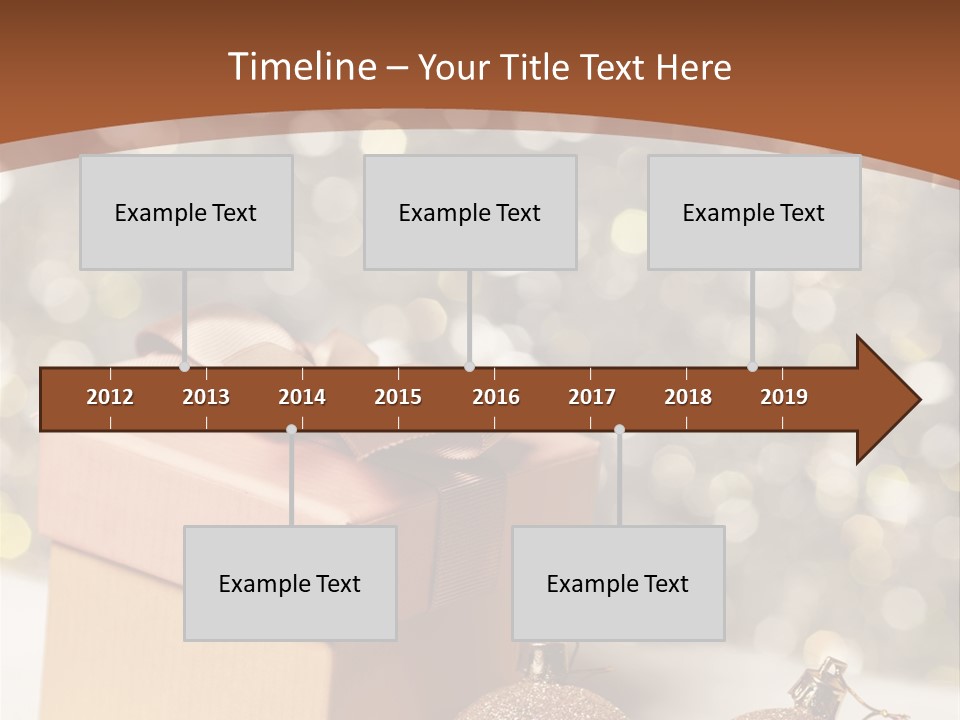 Gift Golden Nobody PowerPoint Template