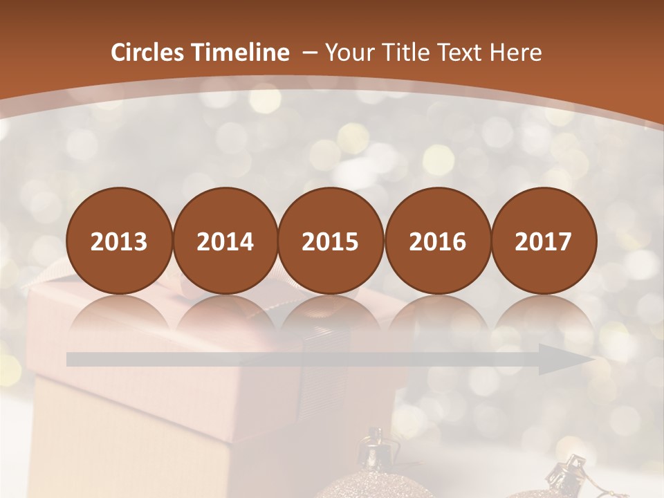 Gift Golden Nobody PowerPoint Template