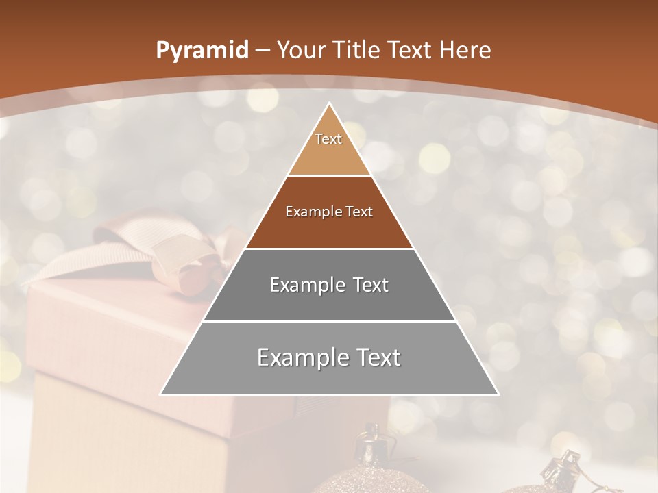 Gift Golden Nobody PowerPoint Template