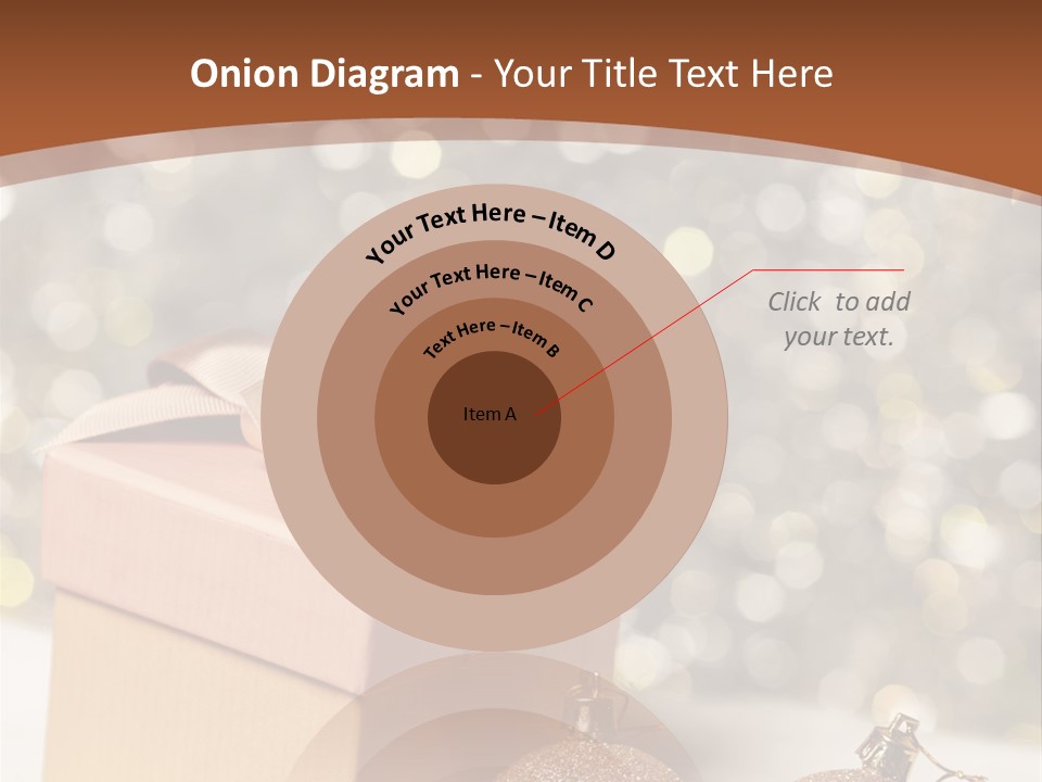 Gift Golden Nobody PowerPoint Template