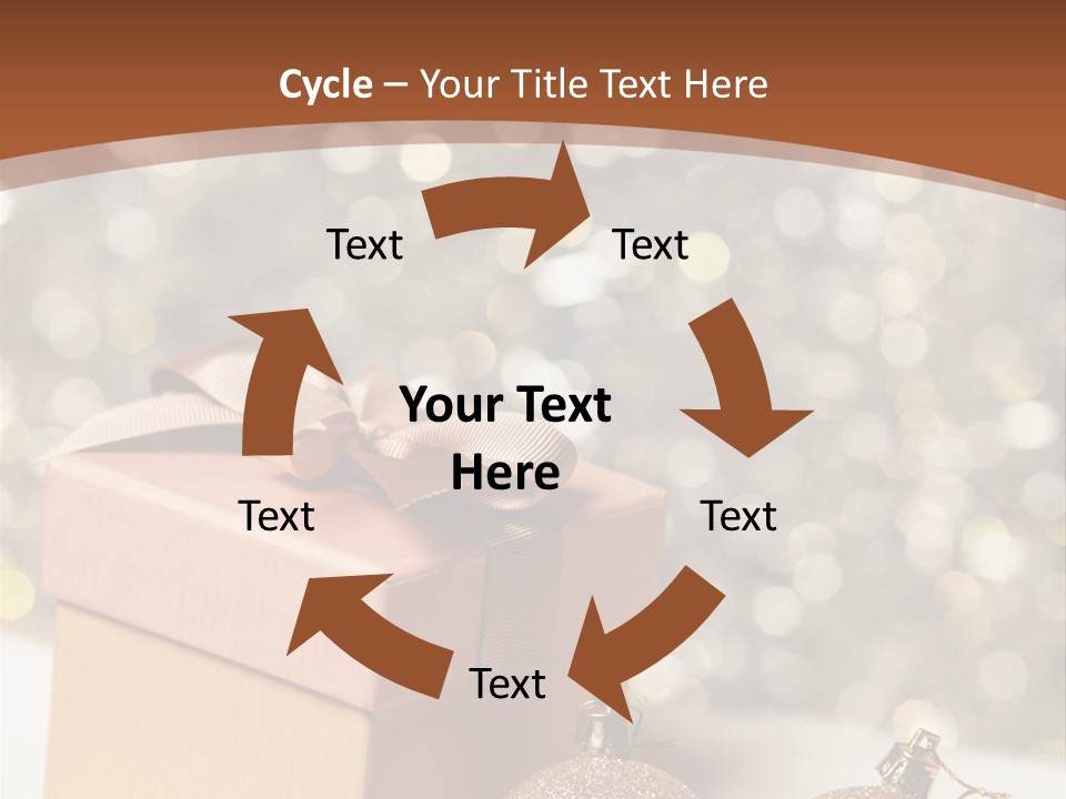 Gift Golden Nobody PowerPoint Template