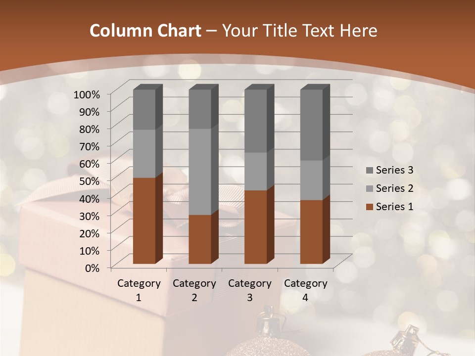 Gift Golden Nobody PowerPoint Template