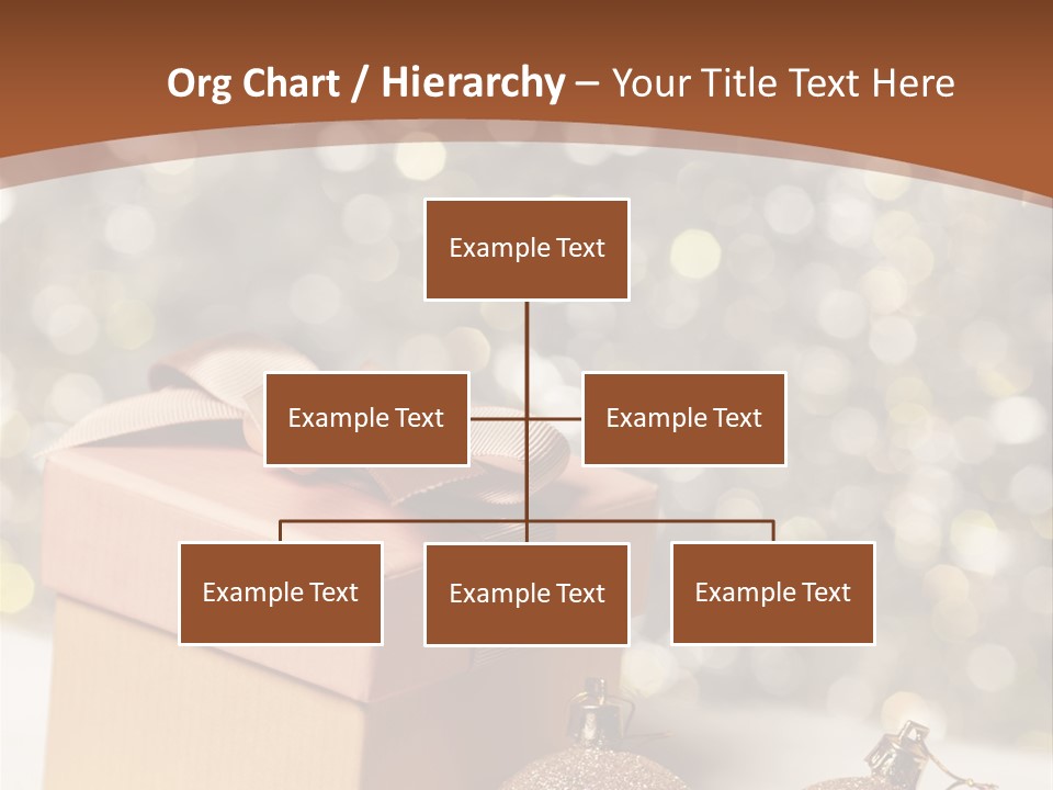 Gift Golden Nobody PowerPoint Template