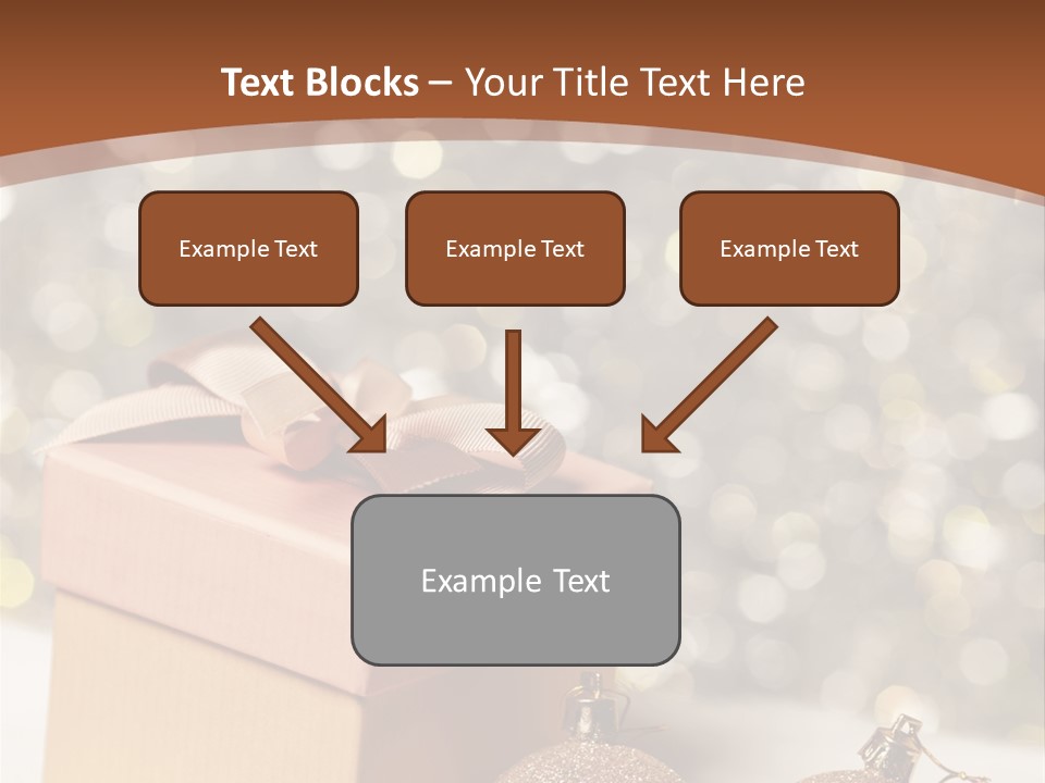 Gift Golden Nobody PowerPoint Template