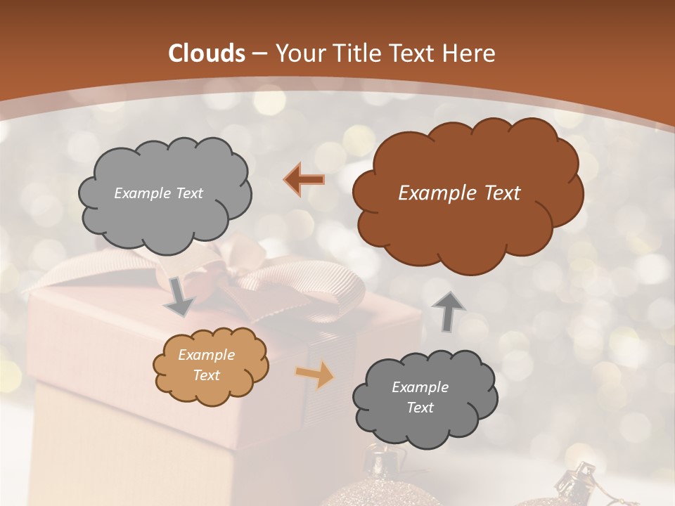 Gift Golden Nobody PowerPoint Template