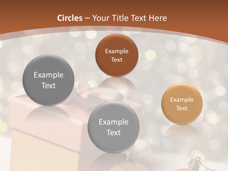 Gift Golden Nobody PowerPoint Template