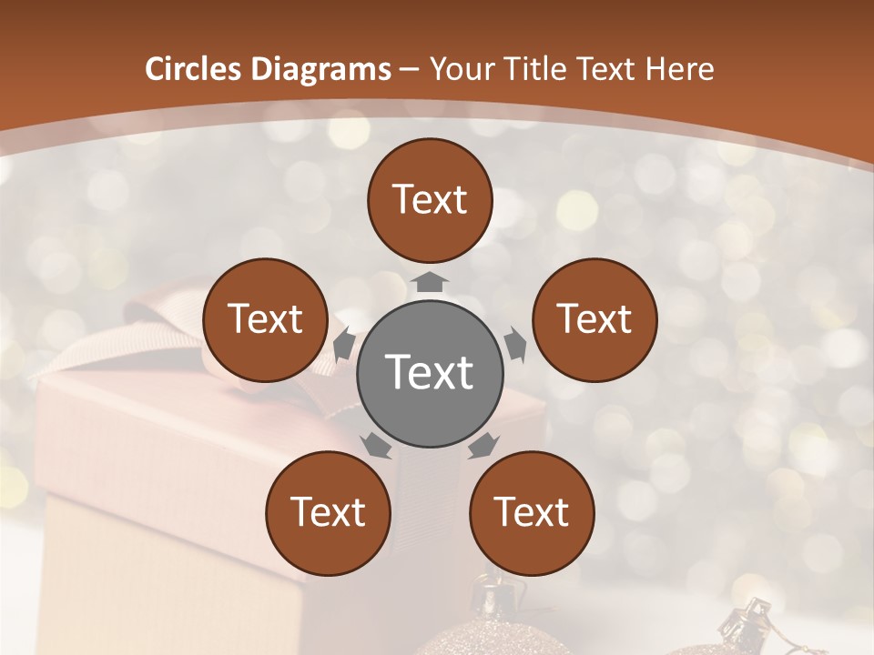 Gift Golden Nobody PowerPoint Template