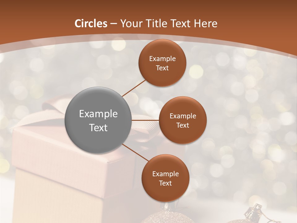 Gift Golden Nobody PowerPoint Template