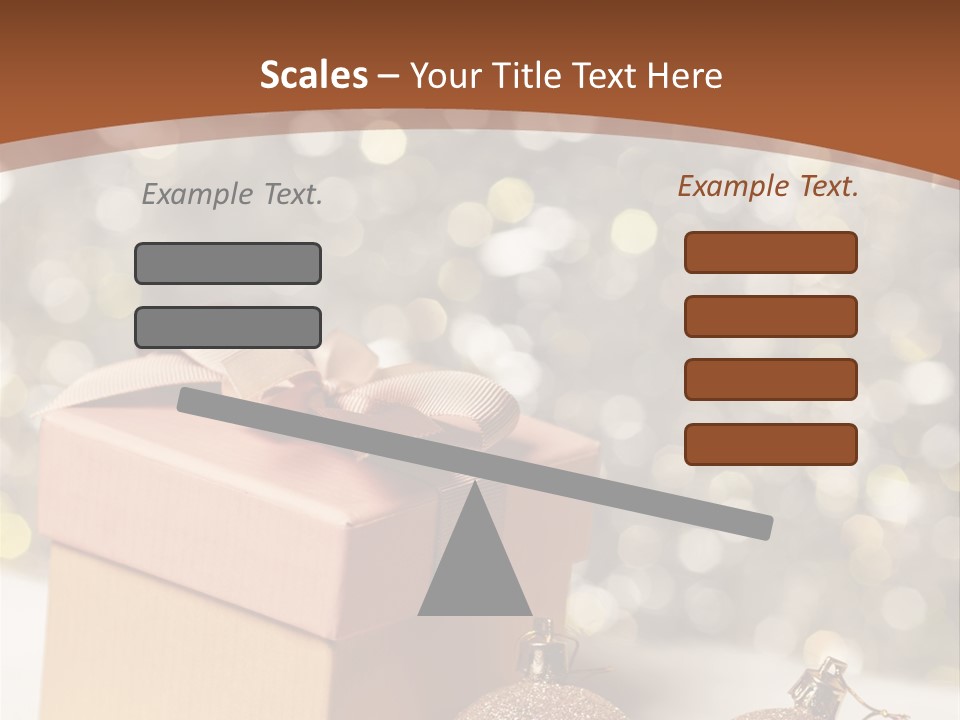 Gift Golden Nobody PowerPoint Template