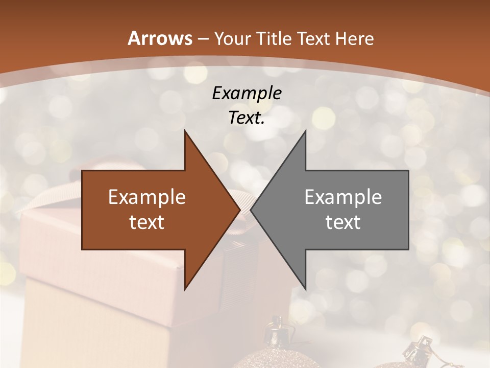 Gift Golden Nobody PowerPoint Template