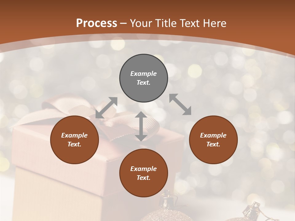 Gift Golden Nobody PowerPoint Template