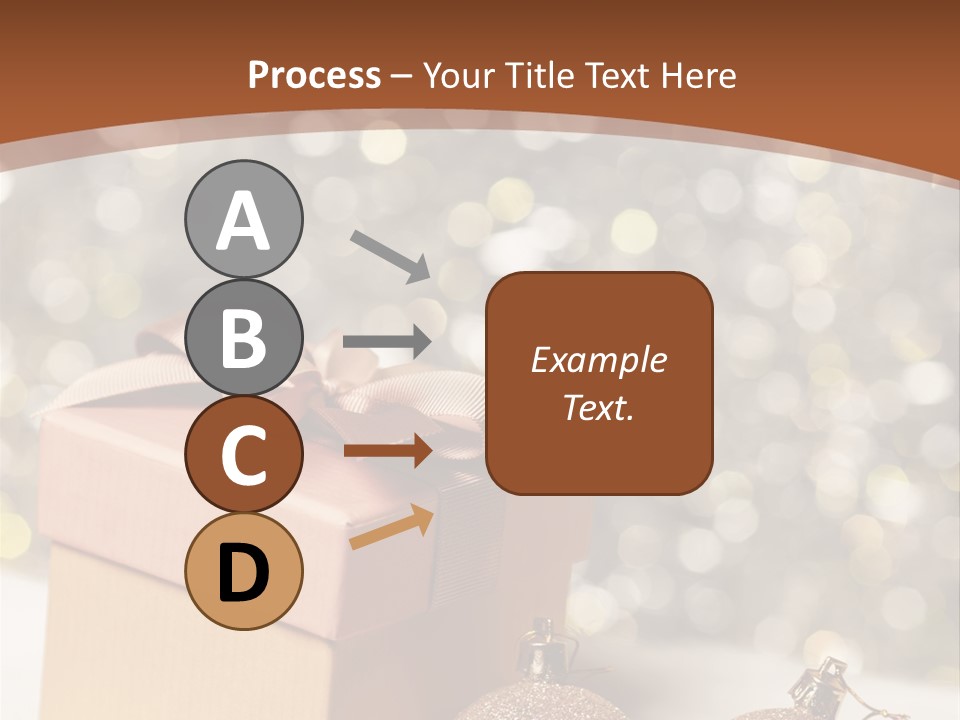 Gift Golden Nobody PowerPoint Template