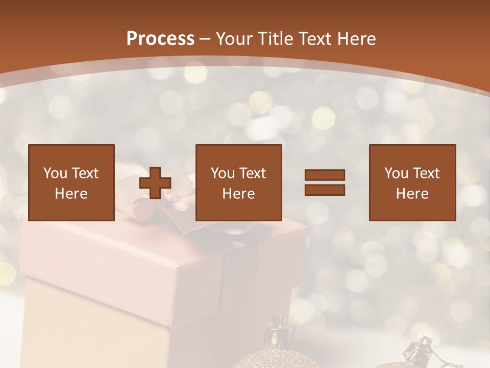 Gift Golden Nobody PowerPoint Template