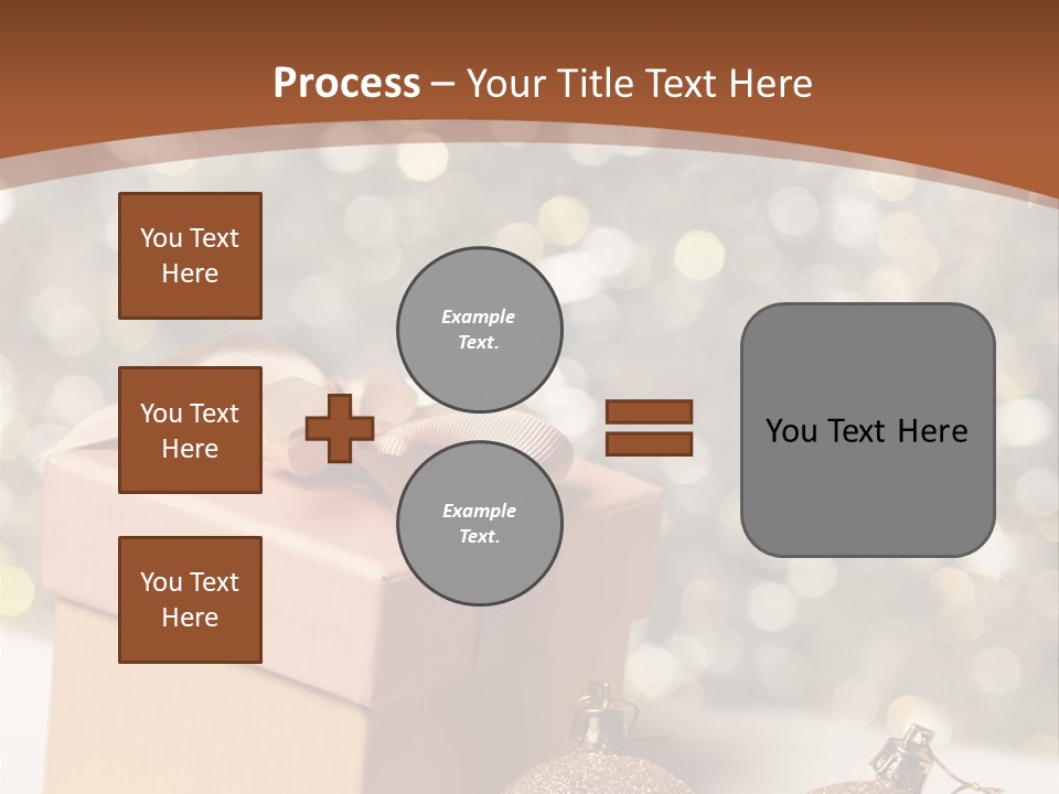 Gift Golden Nobody PowerPoint Template