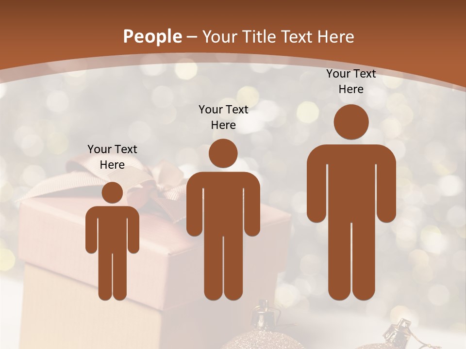 Gift Golden Nobody PowerPoint Template