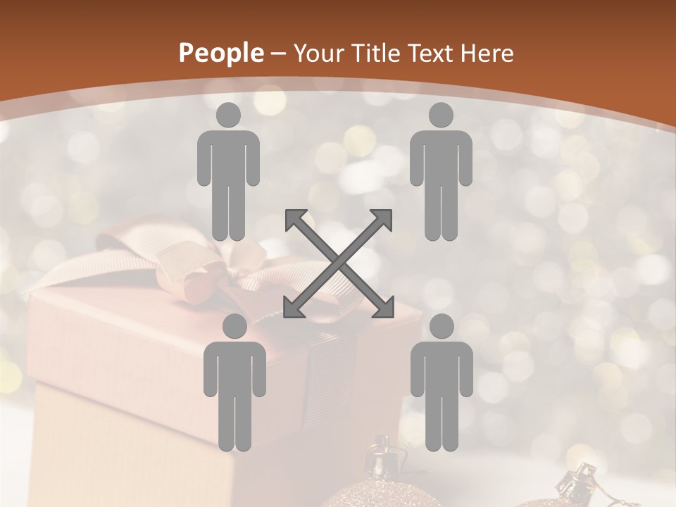 Gift Golden Nobody PowerPoint Template