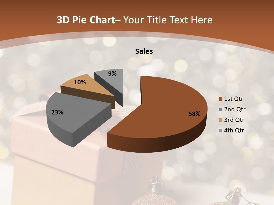 Gift Golden Nobody PowerPoint Template