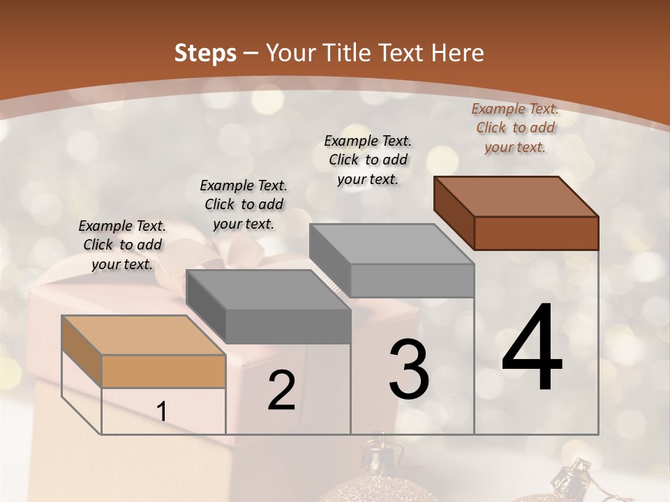 Gift Golden Nobody PowerPoint Template