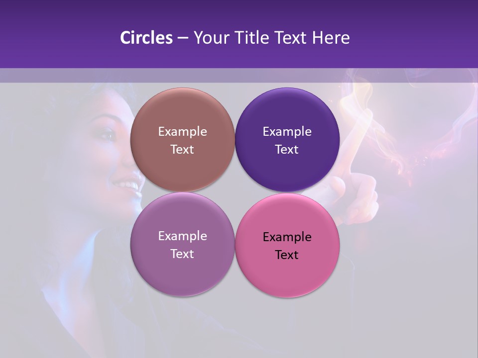 Hands Romance Flame PowerPoint Template