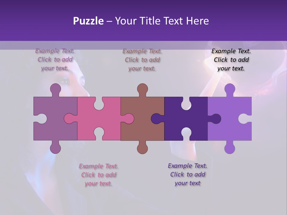 Hands Romance Flame PowerPoint Template