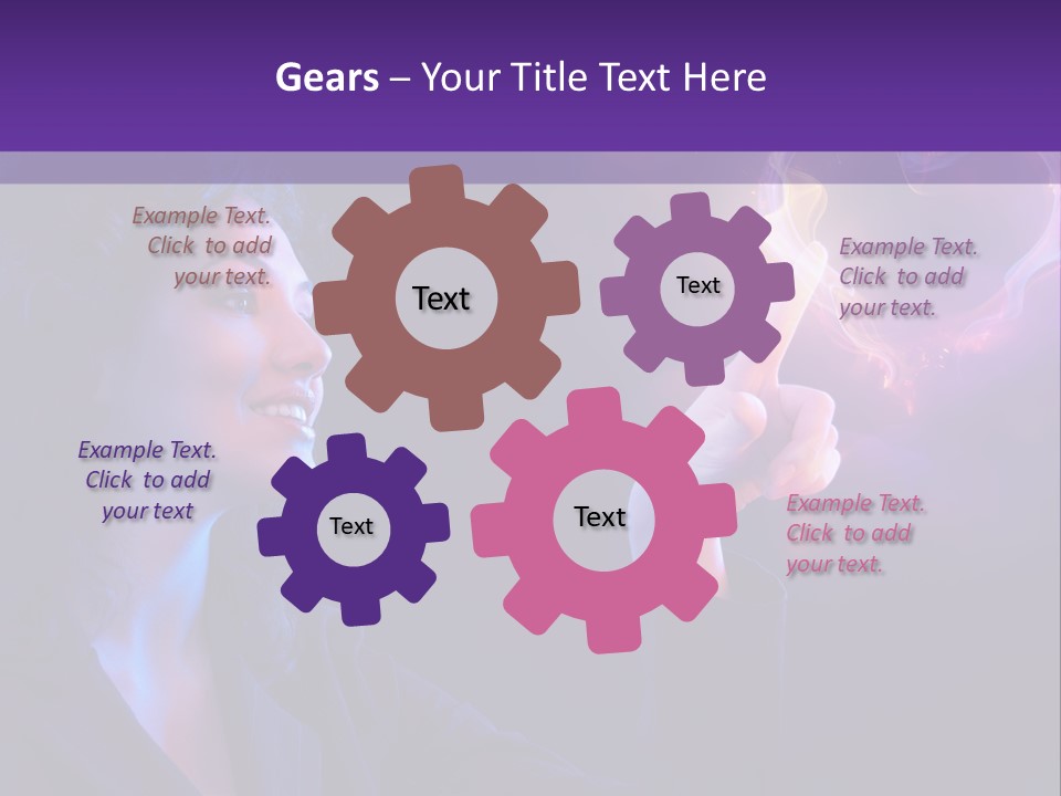 Hands Romance Flame PowerPoint Template