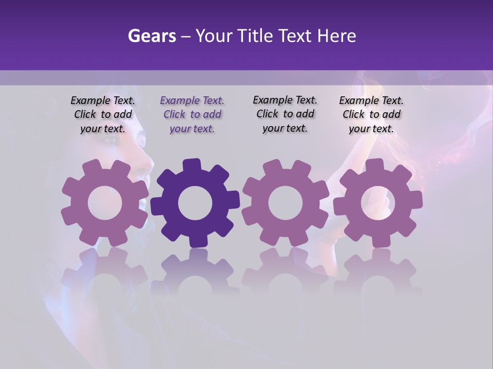 Hands Romance Flame PowerPoint Template