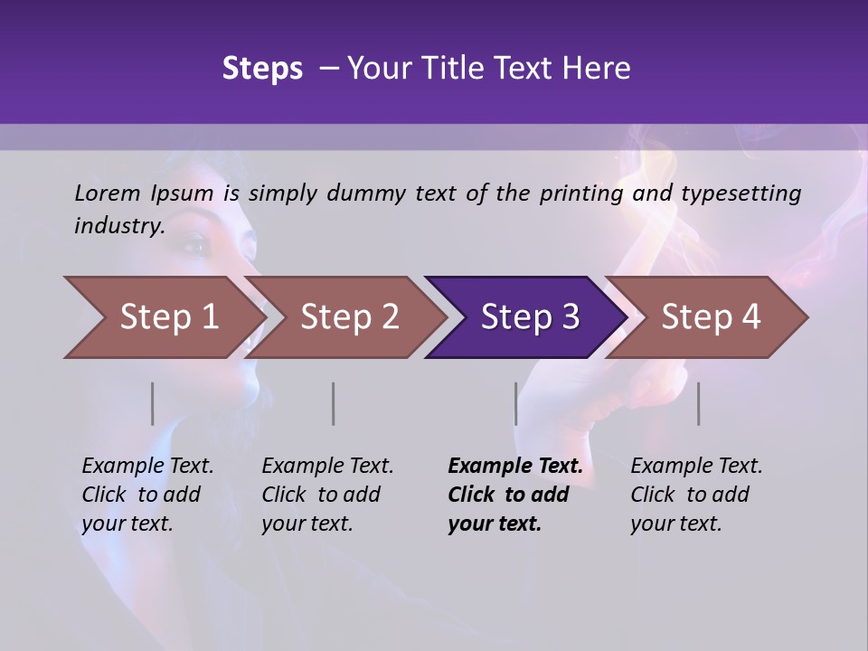 Hands Romance Flame PowerPoint Template